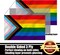 Progress Pride Rainbow Flag 3x5 Outdoor Double Sided 3 Ply-LGBTQ Gay Lesbian Bisexual Non Binary Transgender All Inlcusive Progressive Pride Rainbow Flag Vivid Color Heavy Duty Polyester Flags with 2